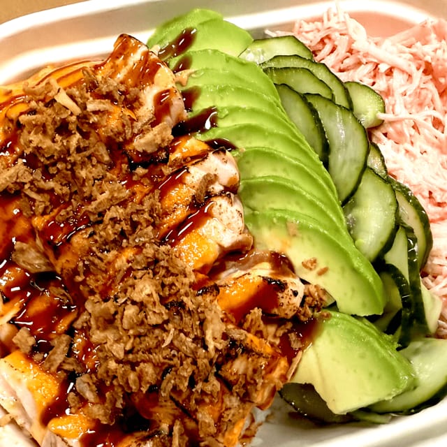 Seared Salmon Bowl.